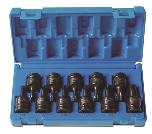 Action Socket Set Torx 1/2" Drive 11 Piece 647211101 Socket Set Action