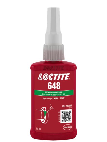 Loctite 648 Retaining Compound High Strength Fast Cure 50ml Bottle 648-050ML/LOCTITE Adhesive Loctite