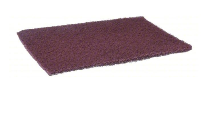 NORTON Sanding Hand Pad 150 x 230mm,Very Fine, Maroon, Bear-Tex 747 66261074700 Abrasive Norton