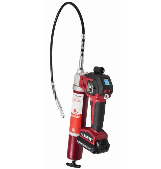 Alemlube 450g 20V Lithium-ion Cordless Grease Gun 670AN6 Pre-Order Now Grease Pumps and Guns Alemlube