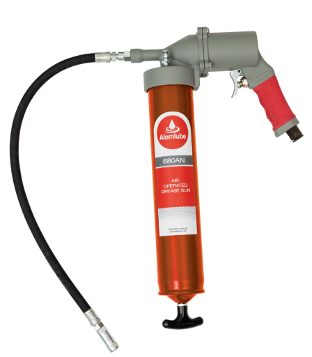 Alemlube 450g Air Operated Grease Gun 680AN Grease Pumps and Guns Alemlube