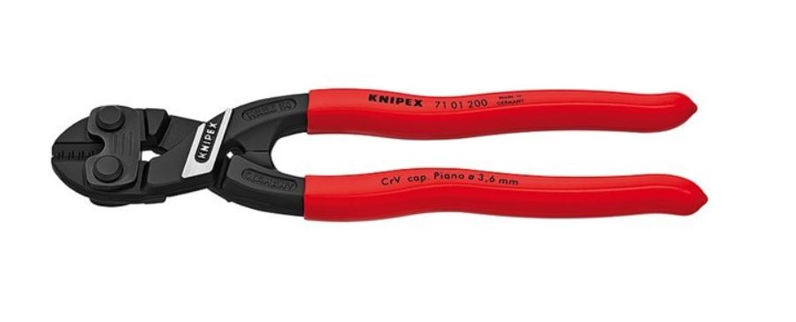 Knipex Compact Bolt Cutter Standard 200mm 7101200SB Bolt Cutter Knipex