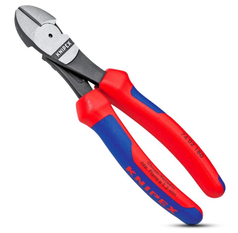 Knipex 180mm High Leverage Diagonal Cutter 7402180SB Plier and Cutters Knipex