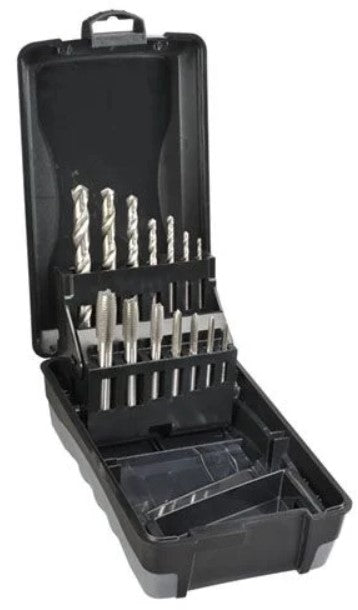 Saber 14 piece S5 Drill and Tap Set - Metric Coarse 8050-S5 Drill Sets Saber