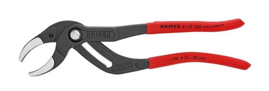 Knipex Multi Slip Joint Spanner "Raptor" 250mm 8101250SB Plier and Cutters Knipex