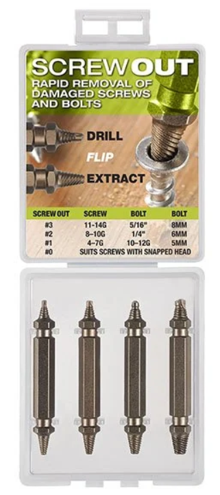 Bordo ScrewOut Set 9901-S1 Screw Extractor Bordo