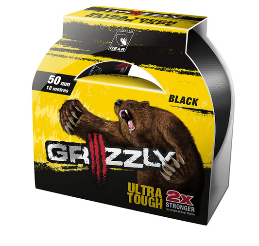 Bear Grizzly Gaffer Tape Cloth 50mm X 18m BLACK 63642548203 tape Bear