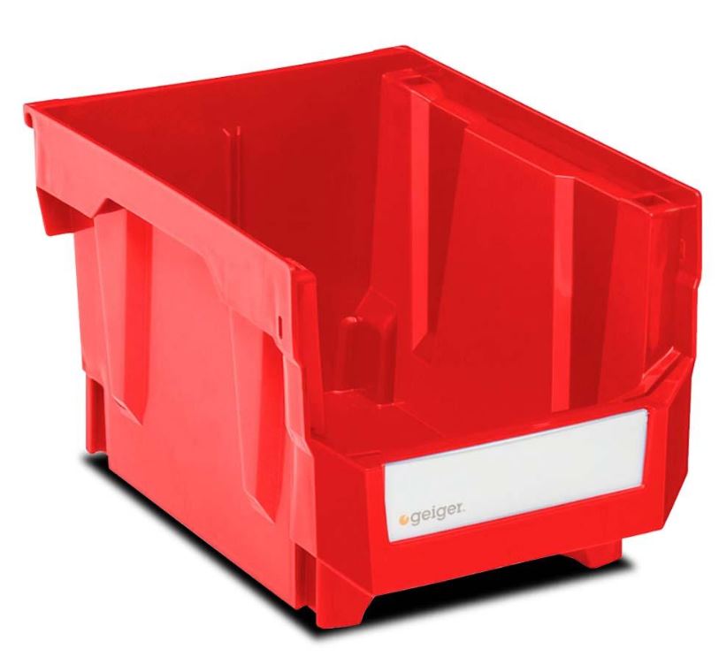 Geiger Large HB Series Bin Red HB239R Storage Bin Geiger