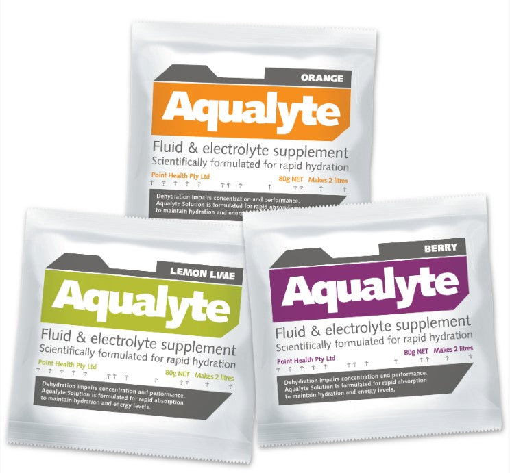 Aqualyte Electrolyte Powder Mixed Flavour Sachets 80g x 20 A-M80G20S Hydrolyte's Aqualyte