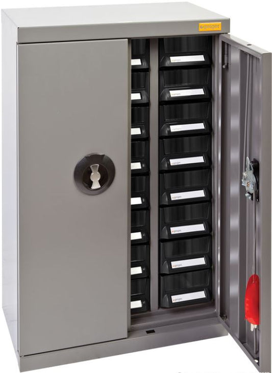 Geiger 24 Drawer A7 Lockable Parts Cabinet A7324D Parts Cabinet Geiger