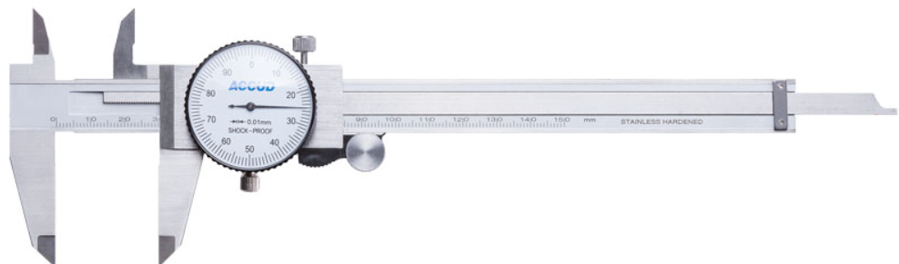 Accud 150mm Metric Dial Caliper AC-101-006-11 Caliper Accud