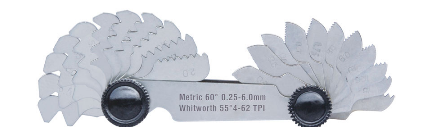 Accud 60° Metric & 55° Whitworth Thread Gauge AC-925-062-52 gauge Accud