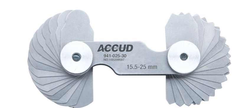 Accud 15.5-25mm Radius Gauge AC-941-025-30 gauge Accud