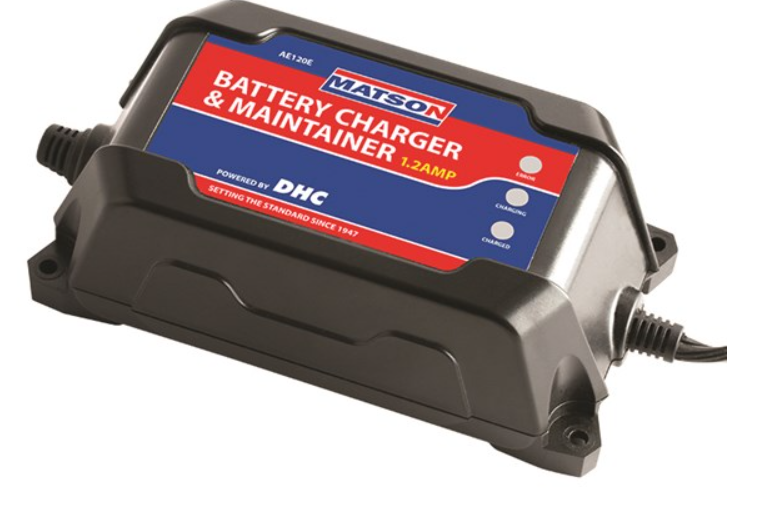 Matson 12v Battery Charger 1.2 Amp AE120E Battery Charger Matson