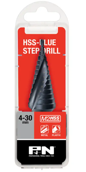 P&N Step Drill Bit HSS 4-30mm 149060009 Drill Bit P&N