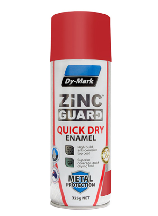 Dy Mark Zinc Guard Dry Enamel SIGNAL RED R13 325g 230932302 Pick Up In Store Paint Dy-Mark