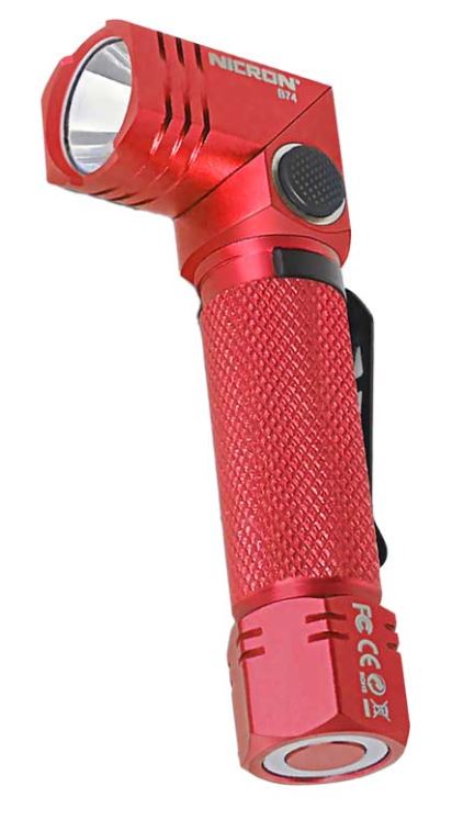 Nicron Mini Twist Light Red B74RED Torch Nicron