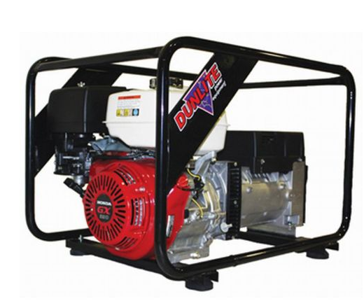 Dunlite 8 kVA Honda Powered generator with RCD Outlets & Sturdy Frame V2 DGUH7S-2 Pick Up In Store Generator Dunlite Power Equipment