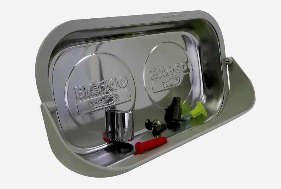 Bahco Rectangular Magnetic Tray with ABS Extension BMR240 Magnetic Dish BAHCO