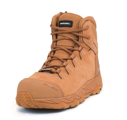 Mack Octane Zip Up Safety Boots Honey or Black Size 4-14 MKOCTANEZBB MKOCTANEZHH Safety Boots Mack 4 Honey