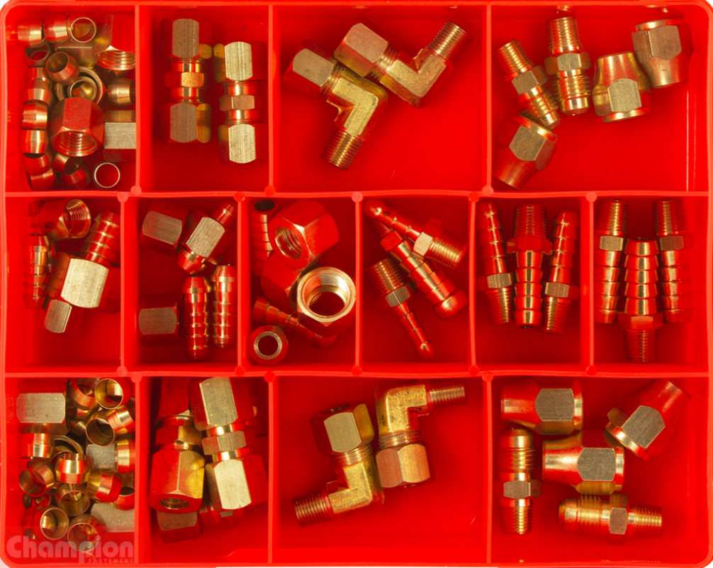 Champion Brass Adaptor Fittings Assortment CA134 Brass Adaptors Champion