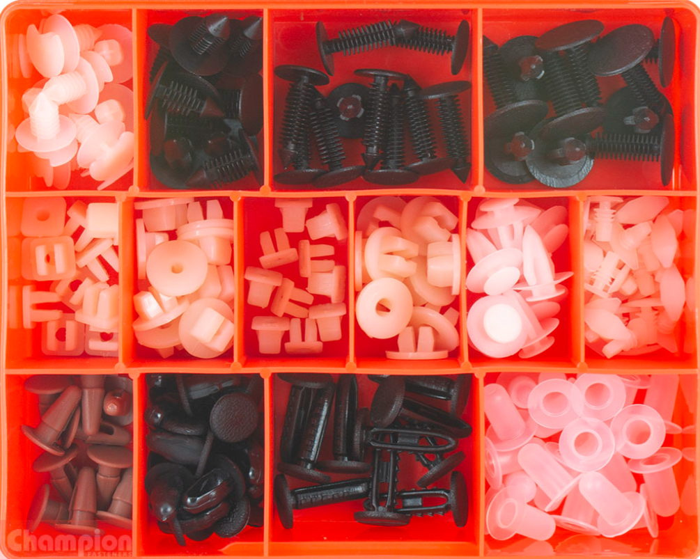 Champion Plastic Trim Clip Assortment CA1735 Clips Champion