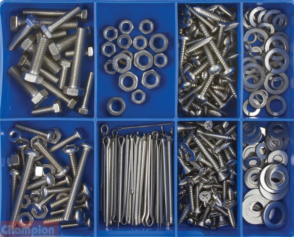 Champion Stainless Steel Fastener Assortment CA1800 Fastener Champion