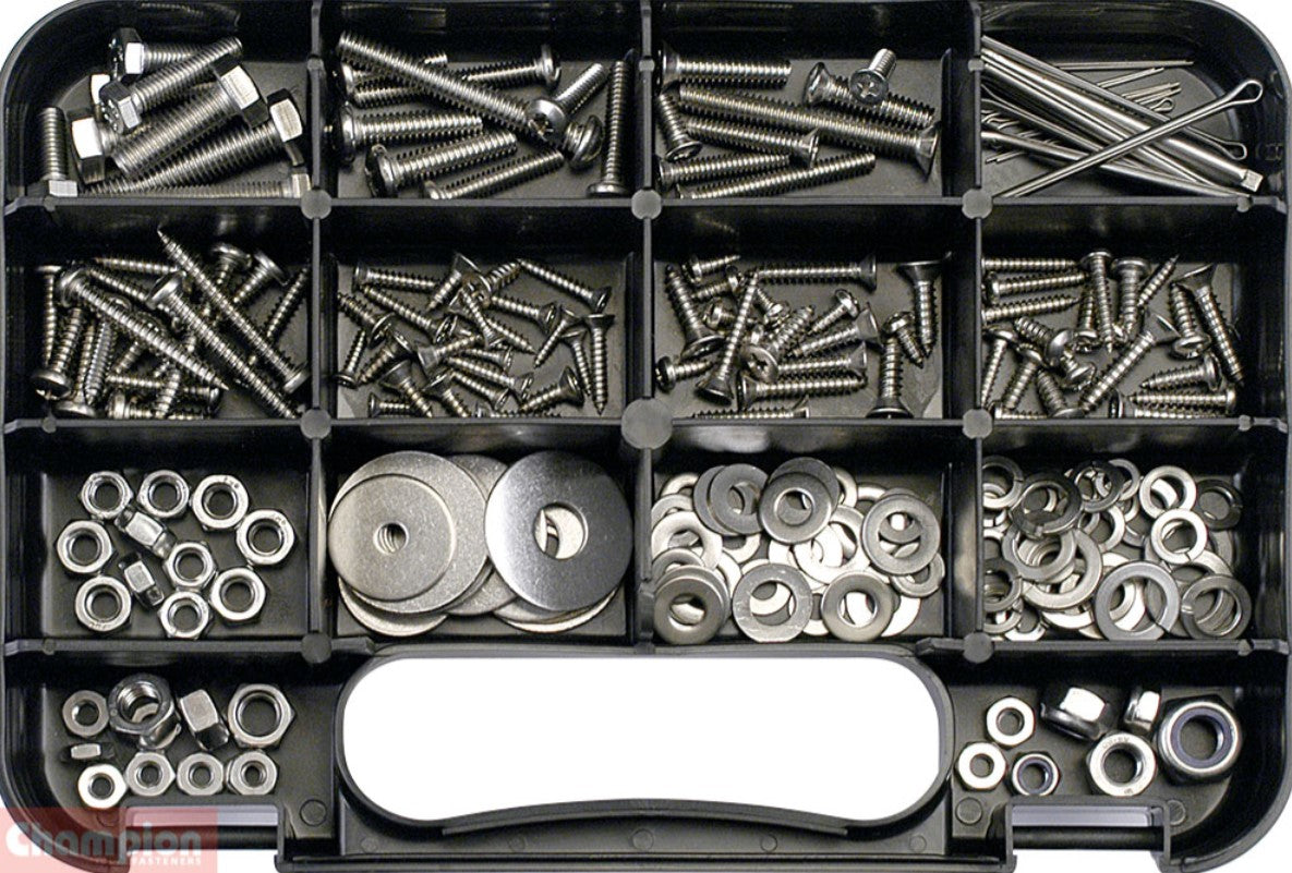 Champion Stainless Steel Fastener Assortment CA214 Fastener Champion