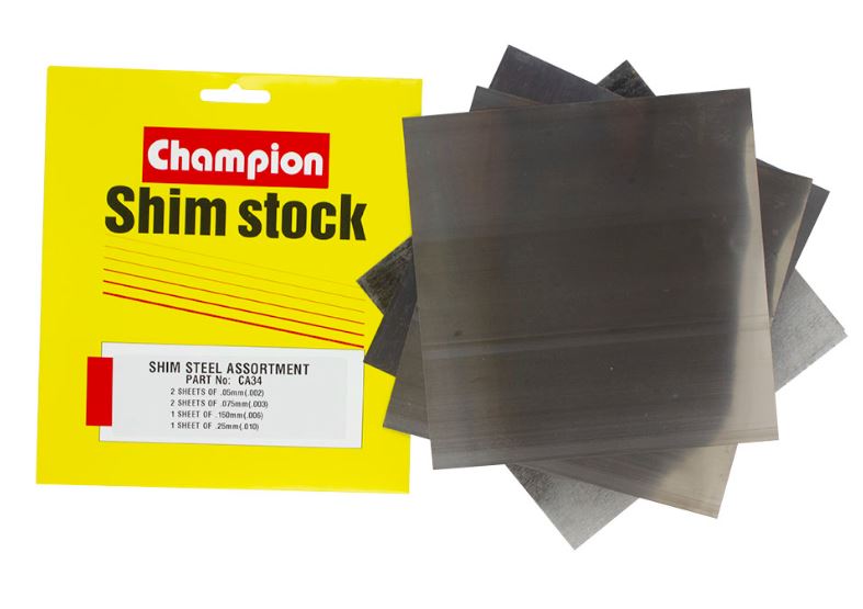 Champion Steel Shim Sheets Assortment CA34 Shim Sheets Champion