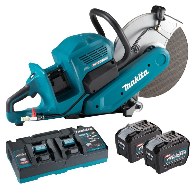 Makita 80V Max (40Vx2) Brushless 355mm (14") Power Cut Kit CE001GL203 Makita Makita