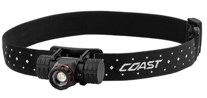 Coast XPH25R- Rechargeable Pure Beam Focusing LED Headlamp- 400 Lumens COAXPH25R Head lamp Coast