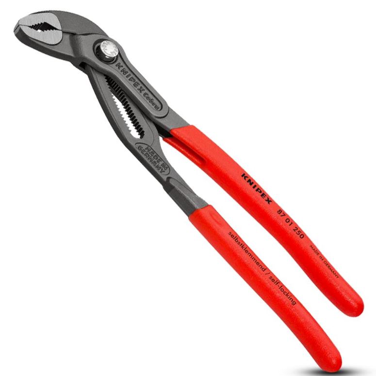 Knipex Cobra Water Pump Plier 250mm 8701250SB Plier and Cutters Knipex