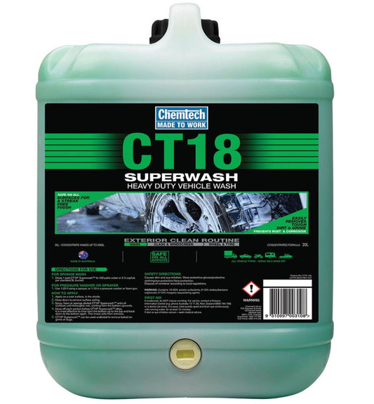 Chemtech CT18 Superwash 20L CT18-20L Pick Up In Store Car Wash Chemtech