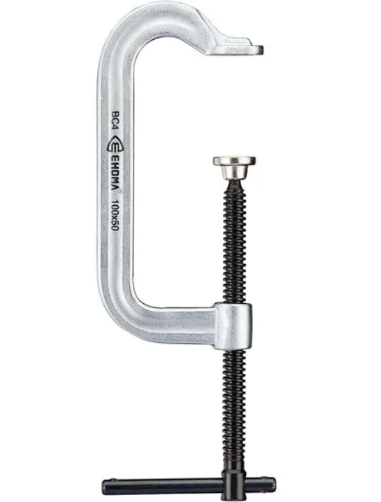 Ehoma General Purpose "C" Clamp 100Mm X 50Mm 900Kgp EC-BC4 Clamp Ehoma