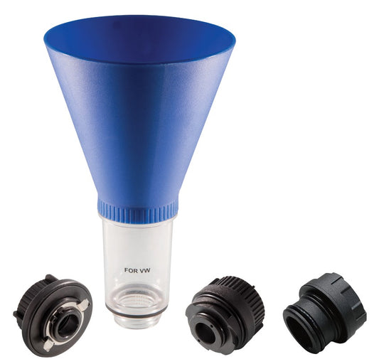 Automotive Oil Funnel VAG Includes 3 Adaptors suits BMW Mercedes VAG ET1291-EXP Oil Funnel Automotive