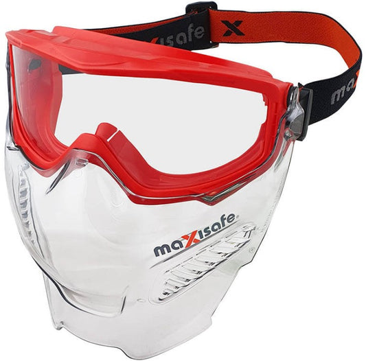 MaxiPRO Safety Goggle & Visor Combo EUV350-C Safety Glasses Maxisafe