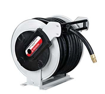 El Series Hose Reel 30m X 25mm Oil, Diesel, Air & Water Spring Rewind Hose Reel HR90005 Pick Up In Store Air Hose Reel Alemlube