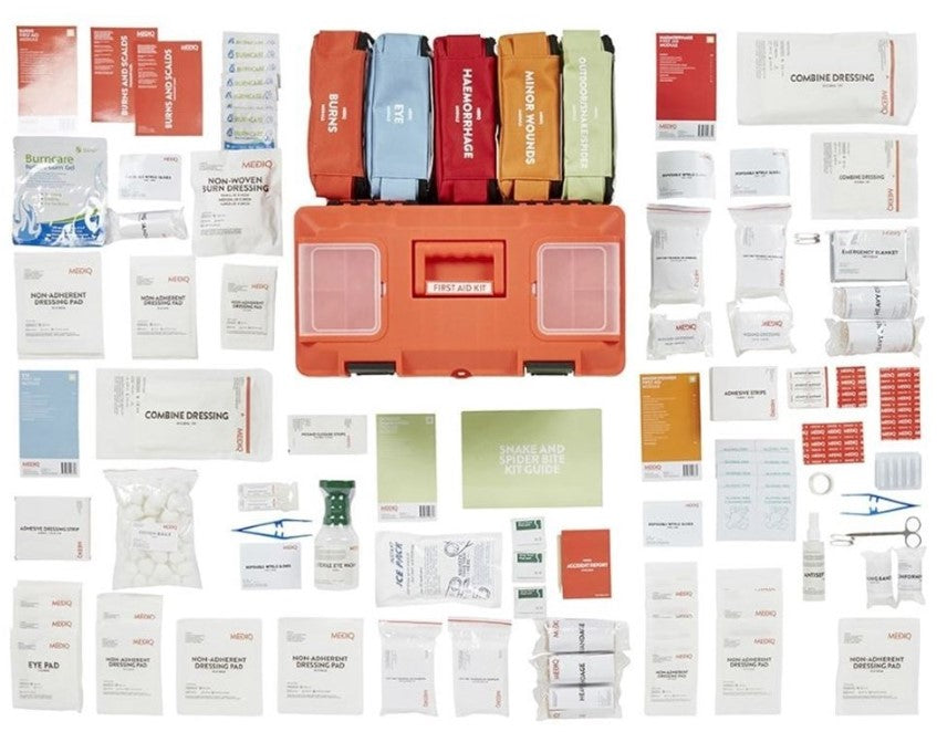 Mediq Incident Ready 5-In-1 First Aid Module Kit In Tackle Box FAMKT First Aid Mediq