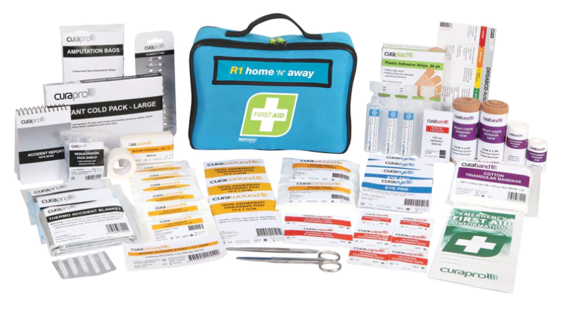 FastAid R1 Home & Away First Aid Kit, Soft Pack FAR1H30 First Aid FastAid