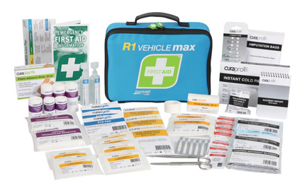 FastAid R1 Vehicle Max First Aid Kit, Soft Pack FAR1V30 First Aid FastAid