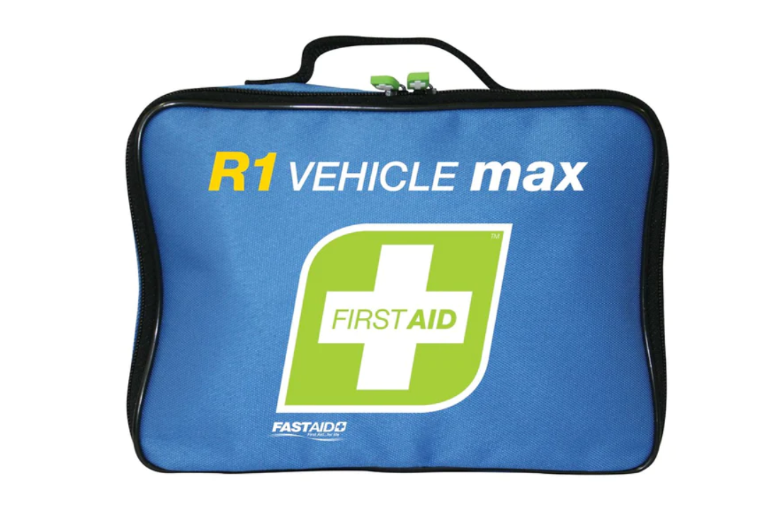 FastAid R1 Vehicle Max First Aid Kit, Soft Pack FAR1V30 First Aid FastAid