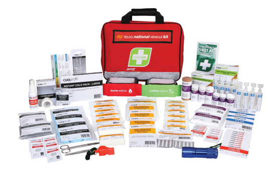 FastAid R2 Telco National Vehicle First Aid Kit, Soft Pack FAR2V30 First Aid FastAid