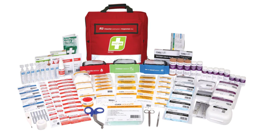 FastAid R3 Trauma Emergency Response Pro First Aid Kit, Soft Pack FAR3T30 First Aid FastAid