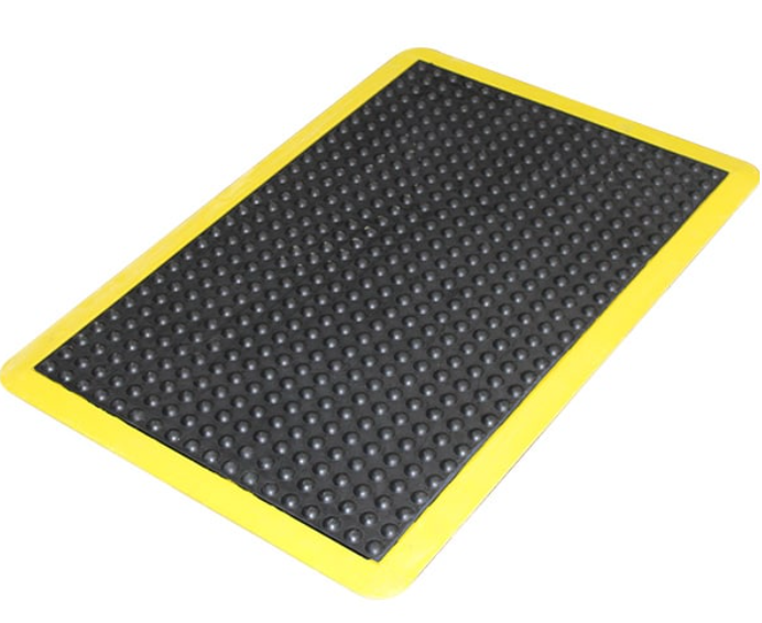 Anti-Fatigue Mat Floor Mat 600 x 900mm Yellow Border FMR003 Pre Order Mat Richmond Rolling Solutions