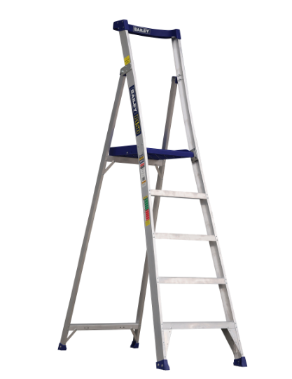 Bailey Aluminium Ladder 150kg P150 5 Step 1.5m FS14068 Ladder Bailey