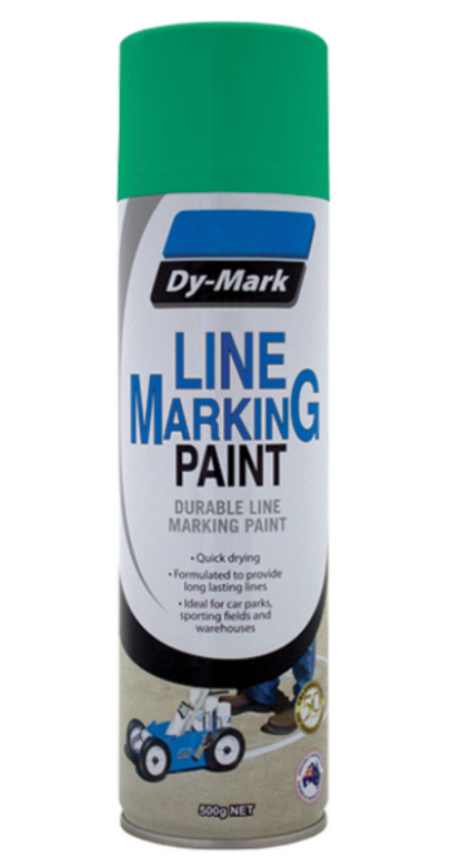 Dy-Mark Line Marking Green Aerosol 500gm 41015004 Dy-Mark Dy-Mark