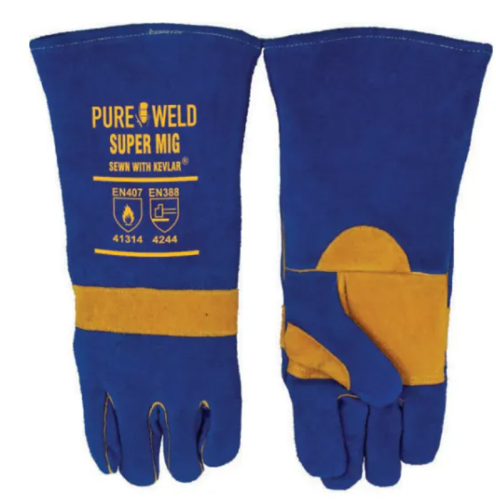 PureWeld Super Mig Welding Gloves XL GSMIG-XL Welding Gloves PureWeld