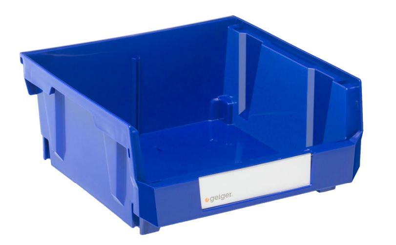 Geiger Medium HB Series Duplex Bin Blue HB235B Storage Bin Geiger