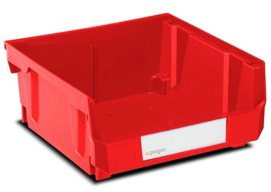 Geiger Medium HB Series Duplex Bin RED HB235R Storage Bin Geiger