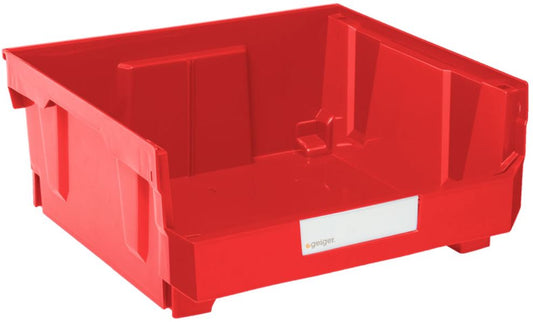 Geiger Large HB Series Duplex Bin Red HB250R Pick Up In Store Storage Bin Geiger